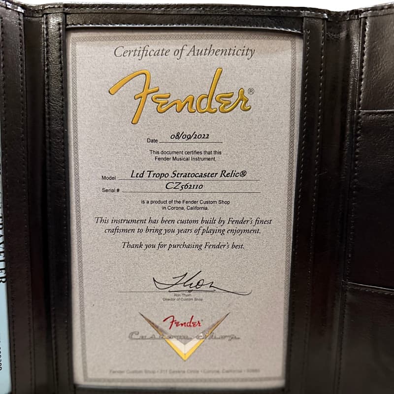 Fender Custom Shop Limited Edition Troposphere Stratocaster - Heavy Relic Tobacco Sunburst