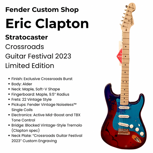 Fender Custom Shop Eric Clapton Stratocaster - Crossroads Guitar Festival 2023 Limited Edition